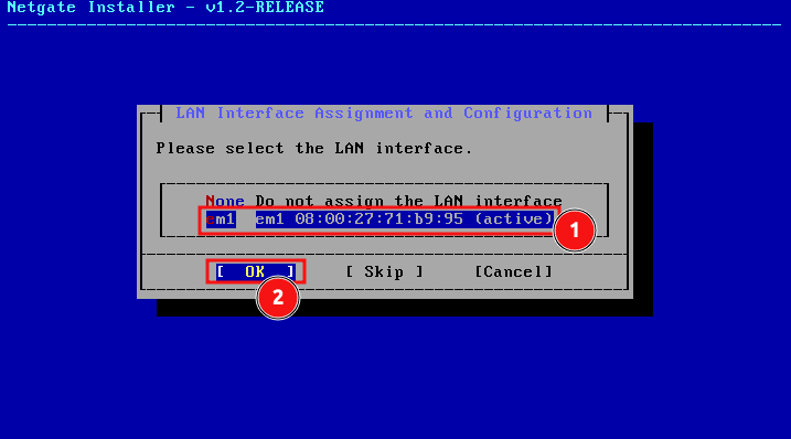 pfSense LAN assignment pfSense LAN assignment