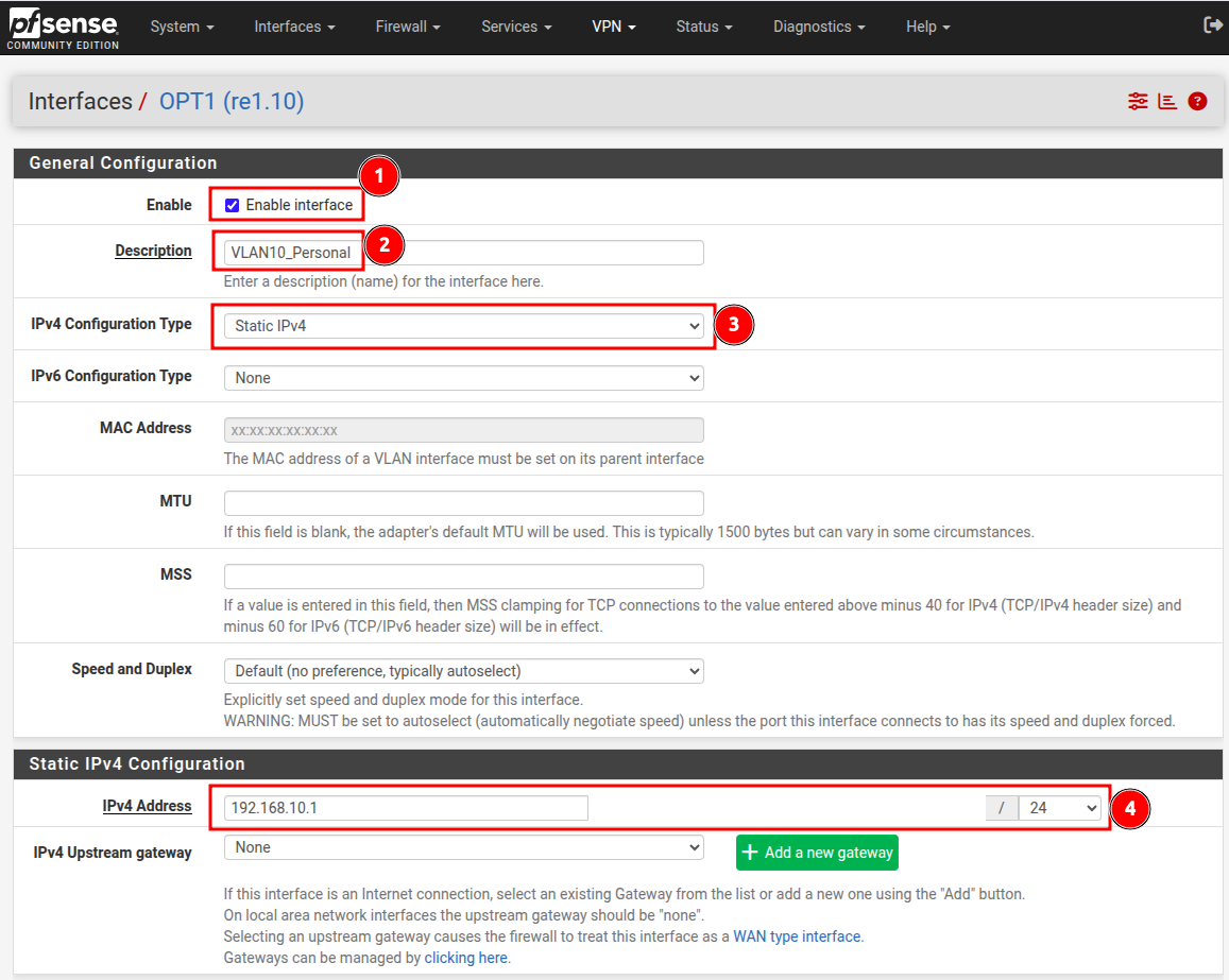 pfSense changing Interface name pfSense changing Interface name