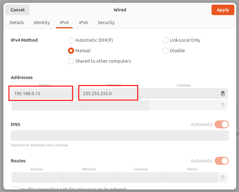 Switch Network Configuration Switch Network Configuration